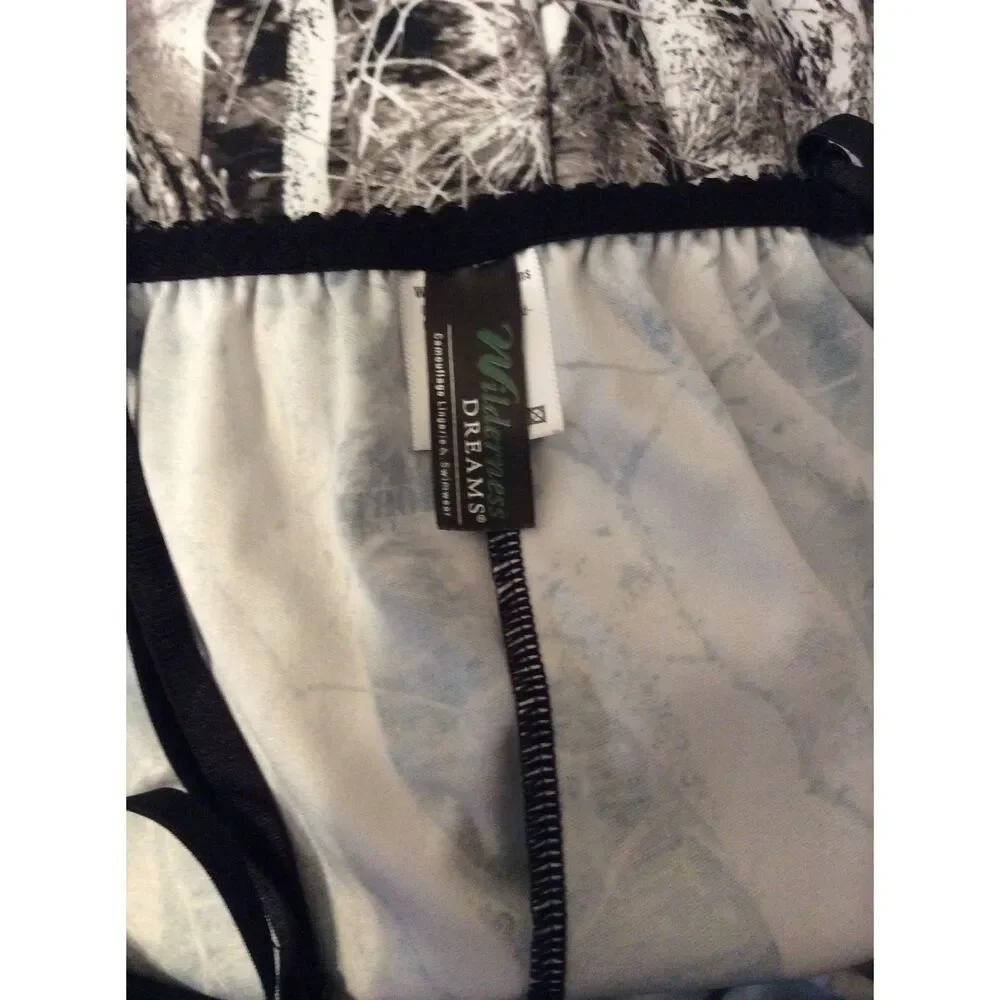 Naked North Snow Wilderness Camo Chemise Gown Nighty XL